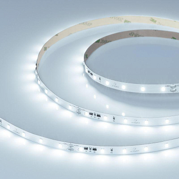 Лента светодиодная IC-A60-8mm 24V Cool 8000К 4.8Вт/м IP20 2835 стабилизированная (уп.10м) Arlight 040604