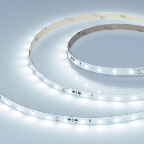Лента светодиодная IC-A60-8mm 24V White 6000К 4.8Вт/м IP20 2835 стабилизированная (уп.10м) Arlight 037954