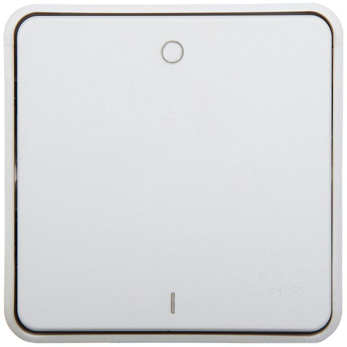 Выключатель 1-кл. 2п СП Plexo 10А IP55 250В 10AX антибактер. покрытие механизм бел. Leg 070727