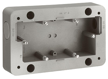 Коробка монтажная 2-м ОП 110х181х45мм для мех. Soliroc IK10 Leg 077892