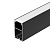 Профиль LINE-S-3667-2000 BLACK L2000 алюм. Arlight 042901
