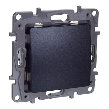 Переключатель перекрестный 1-кл. Etika 250В 10AX винт. зажимы антрацит IEK 672649