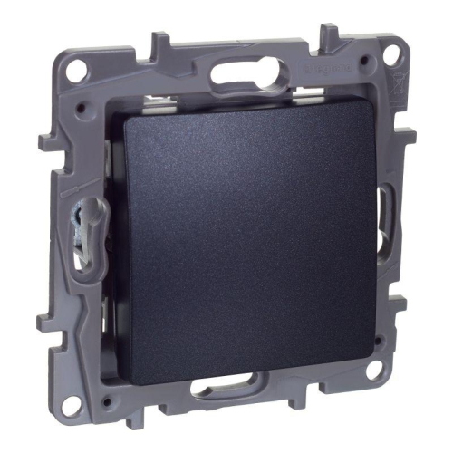 Переключатель перекрестный 1-кл. Etika 250В 10AX винт. зажимы антрацит IEK 672649