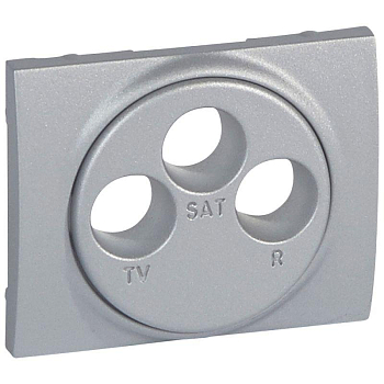 Панель лицевая для роз. TV/RD/SAT Galea Life алюм. Leg 771373