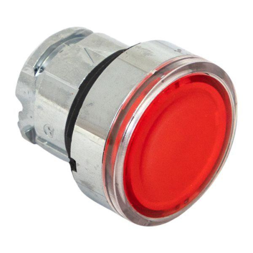 Механизм кнопки исполнительный XB4 красн. плоский возвратный без фиксации с подсветкой IP65 EKF XB4BW-R-65