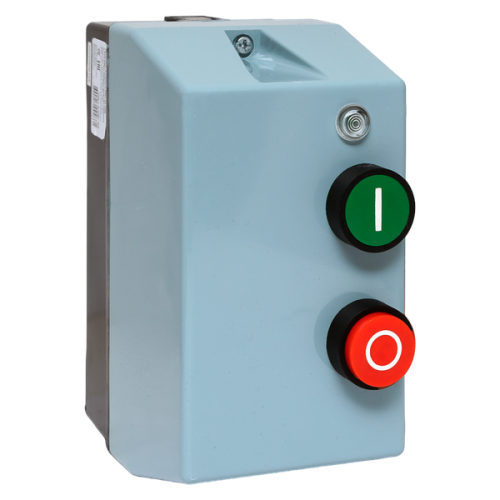 Пускатель в корпусе КМЭ 9А 230В с РТЭ Ir-0.4-0.63А и индикатором IP65 EKF ctrp-r-9-230v-0.63A-led