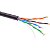 Кабель витая пара неэкранир. F/UTP кат.5E 4 пары светостабилизирован. ПЭ цвет внешн. оболочки черн. (уп.305м) (кор.) DKC RN5EUUKPEBK