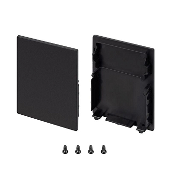 Заглушка SL-LINE-4050-3L-MIDDLE BLACK глухая пластик (комплект) Arlight 044676