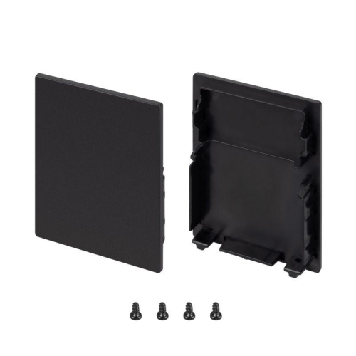 Заглушка SL-LINE-4050-3L-MIDDLE BLACK глухая пластик (комплект) Arlight 044676