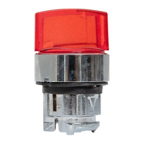 Механизм переключателя исполнительный ХB4 красн. на 2 положения с фиксацией с подсветкой с короткой ручкой IP65 EKF XB4BD2FL-R-65