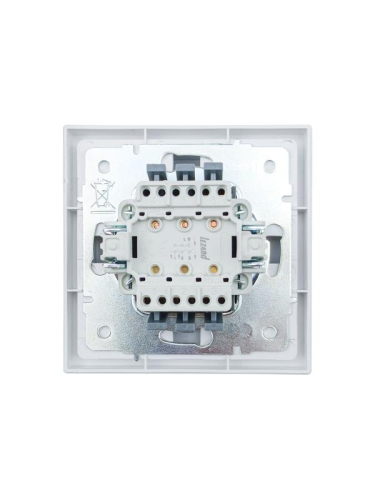 Выключатель 3-кл. СП ZIMA IP20 10А безвинт. зажим бел. LEZARD 704-0288-109QC