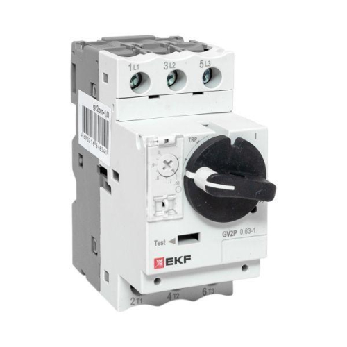 Выключатель автоматический для защиты двигателя GV2P 0.63-1А EKF gv2pm-1.0
