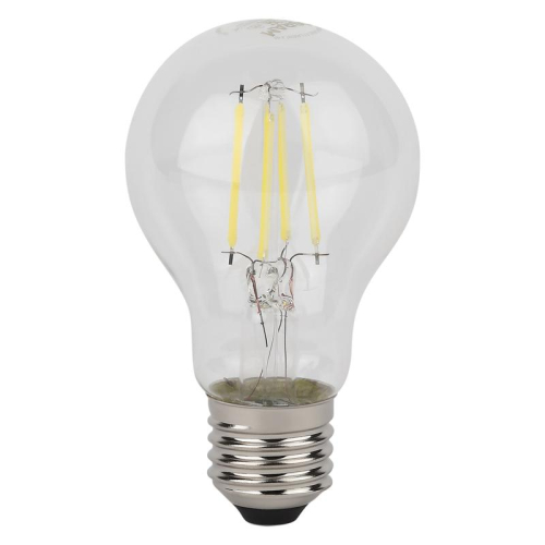 Лампа светодиодная филаментная LS CLA60 5W/865 230VFILCL 5Вт 6500К холод. бел. E27 600лм A угол пучка 300град. 220-240В (замена 60Вт) прозр. стекло OSRAM 4058075687691