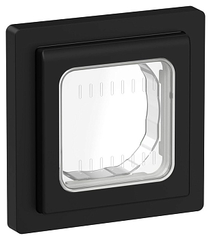 Рамка 1-м СП FLITE Рпро-1-55-ФлЧ IP55 черн. IEK FI-M10-32-55-K02
