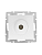 Розетка телевизионная проходная TV 1-м СП Vesna механизм бел. LEZARD 742-0288-129