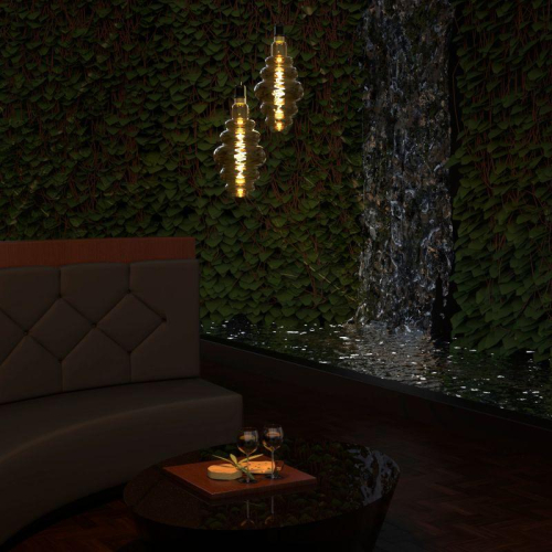 Лампа светодиодная филаментная Black Filament 8.5Вт Honeycomb золотая 2000К тепл. бел. E27 660лм GAUSS 161802105