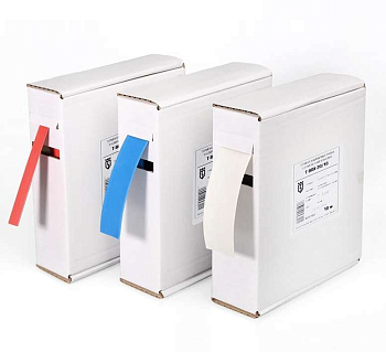 Трубка термоусадочная в евро боксе T-BOX 20/10 красн. (уп.10м) КВТ 65636