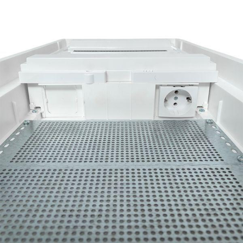 Щит комбинированный встраив. Nova (3 DIN-рейки+1 монт. плата) 5 габарит с металл. перфорированной дверью IP40 EKF Proxima nv-cb-pmd-3+1