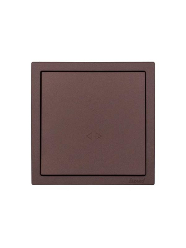 Выключатель 1-кл. перекрестный СП ZIMA IP20 10А безвинт. зажим шоколад LEZARD 704-7388-107QC