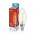 Лампа светодиодная филаментная LED-СВЕЧА-deco свеча прозрачная 15Вт 230В E14 6500К 1455лм IN HOME 4690612055961
