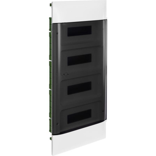 Щиток пластиковый встраиваемый Practibox S (в полые стены) 4х12 дым. дверь Leg 135574