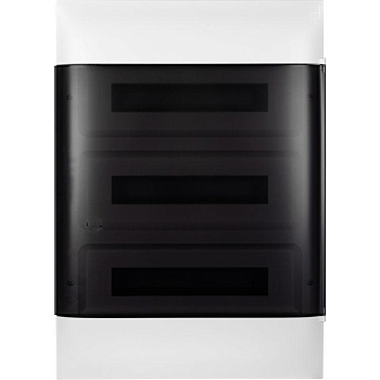 Щиток пластиковый встраиваемый Practibox S (в полые стены) 3х18 дым. дверь Leg 137578