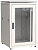 Шкаф сетевой LINEA N 24U 800х800мм стекл. передняя дверь задняя металлическая сер. ITK LN35-24U88-GM