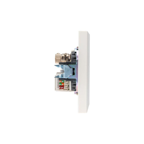 Розетка компьютерная + телевизионная СП STRONG MIELE RJ45 кат6 + TV жемчуж. Kranz KR-78-0722-4