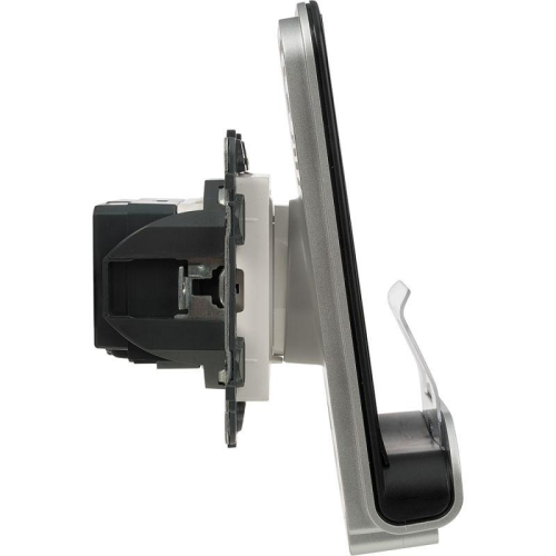 Устройство зарядное беспроводное Valena Life Qi 1А с дополнит. разъемом USB A 5В 2.4А Leg 753114