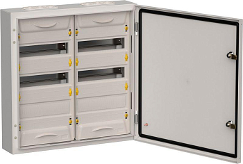 Корпус металлический ЩРн-72 (2х36) 585х570х140 IP54 сер. TITAN 5 IEK TI5-50-N-2X036-54-7035