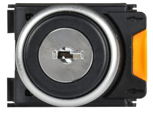 Переключатель 3 полож. 1НО+1НЗ с ключом черн. MASTER IEK MI-SW60-20Y-3-34-3-K02