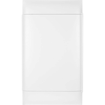 Щиток пластиковый встраиваемый Practibox S 4х18 бел. дверь Leg 137549