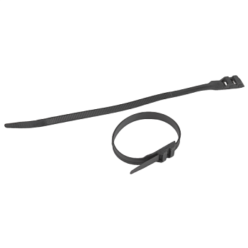 Хомут кабельный для СИП 9.0х360 с горизонт. замком NO-224-594 черн. (уп.100шт) Эра Б0066058