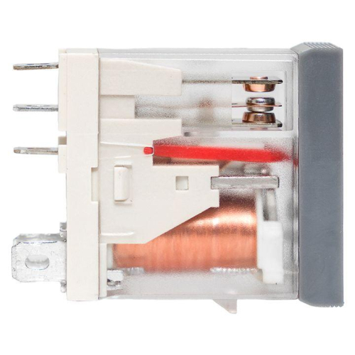 Реле промежуточное с кнопкой и мех. индикацией RPAt 25/1 12А 24В DC AVERES EKF rpat-25-1-24DC