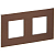 Рамка 2-м SKANDY SK-F32Br металл шоколад IEK SK-M22-M-K30