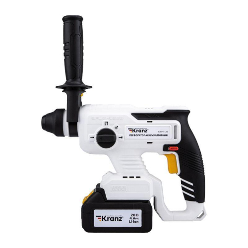 Перфоратор аккумуляторный SDS-plus 2.2Дж 1х4А.ч в кейсе Kranz KR-PT-120