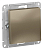 Выключатель 1-кл. AtlasDesign 2-п. 10А мех. шампань SE ATN000521