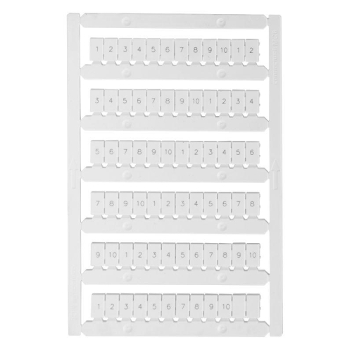 Маркировка для лазерной печати "1-10" OptiClip MC6/H/1-10 КЭАЗ 332721