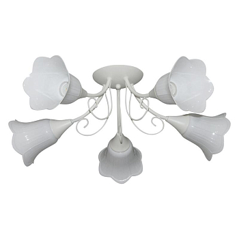 Светильник "Веста" 151 (плафон П0471) НПБ 01-5х60-119 Е27 (ИМ) потолочный бел. Элетех 1005404988