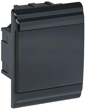 Корпус модульный пластиковый ЩРВ-П-4 IP41 встраив. PRIME черн. IEK MKP13-V-01-04-41-K02