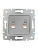 Розетка компьютерная 2-м СП Karina RJ45 механизм матов. серебр. LEZARD 707-4388-141