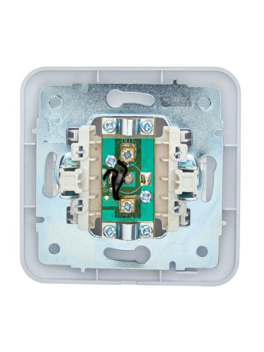 Розетка телевизионная проходная TV СП ASTI IP20 в сборе бел. LEZARD 7081-0202-129