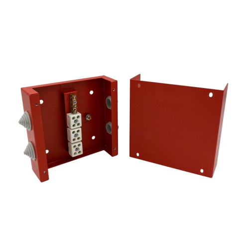 Коробка распределительная огнестойкая 100х100х60мм IP65 КРОПС-ST4 FRJB-KM-ST4-4-04-КРОПС-IP65 для кабелей до 4кв.мм 4 клеммы КМ KR0172