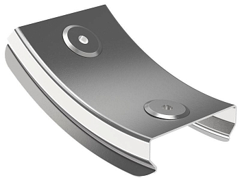 Крышка угла плавного 45град. тип В10 ESCA 80мм IEK CPV51D-0-45-080-08