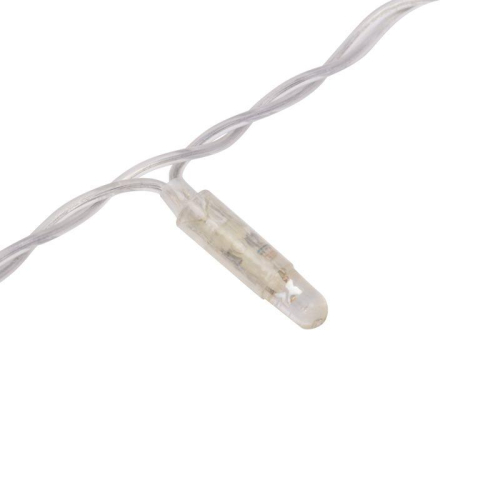 Гирлянда светодиодная "Занавес" 2х9м 1200LED тепл. бел. 230В IP65 эффект мерцания провод ПВХ прозр. соединяется нужен шнур 303-500-1 Neon-Night 235-696
