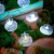 Светильник светодиодный садовый Каскад Хранитель жемчужины 4м с выносной солнечн. панелью 2м и аккумулятором холод. бел. Lamper 602-267