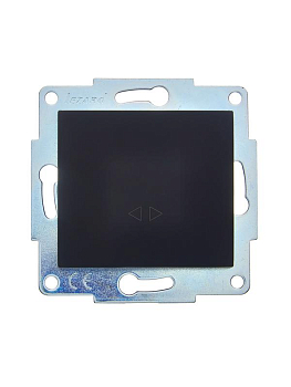 Выключатель промежуточный 1-кл.СП ASTI 10А IP20 механизм черн. бархат LEZARD 7081-4288-107