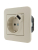 Розетка 1-м СП Karina 16А с заземл. с заряд. устройством USB механизм крем. LEZARD 707-0388-181 Розетка 1-м СП Karina 16А с заземл. с заряд. устройством USB механизм крем. LEZARD 707-0388-181