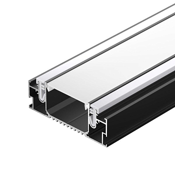 Профиль STRETCH-41-CEIL-CENTER-2000 BLACK L2000 алюм. Arlight 055206