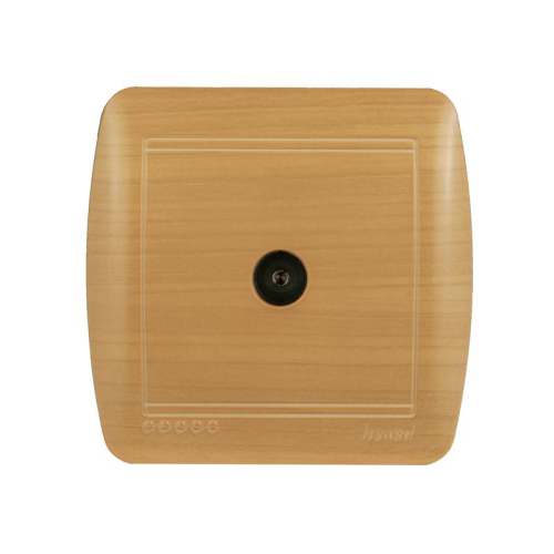 Розетка телевизионная оконечная TV ОП Demet ясень LEZARD 711-4700-130